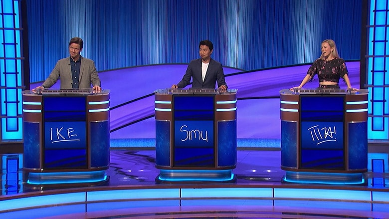 Celebrity Jeopardy! - Semifinal #1: Ike Barinholtz, Iliza Shlesinger and Simu Liu
