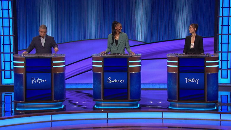 Celebrity Jeopardy! - Quarterfinal #8: Patton Oswalt, Candace Parker and Torrey DeVitto